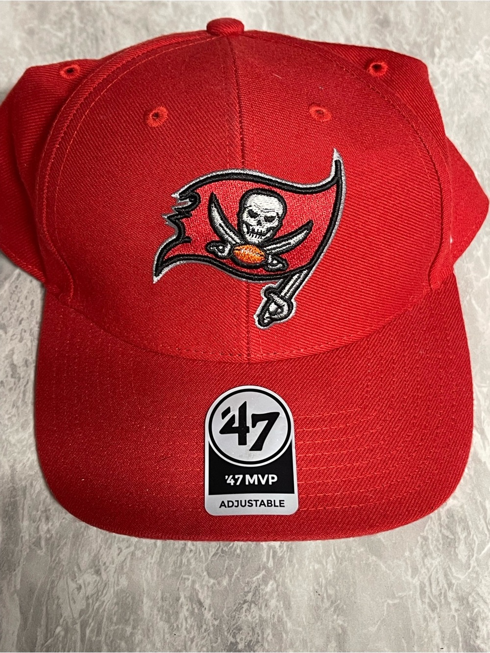 '47 Red Tampa Bay Buccaneers Flag Logo Cap